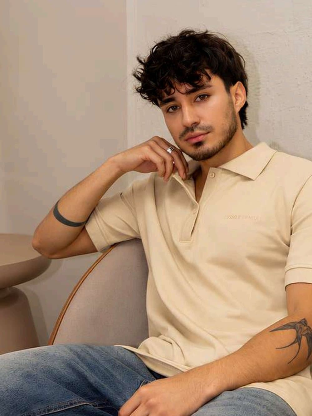Polo Essence Caqui — Caqui