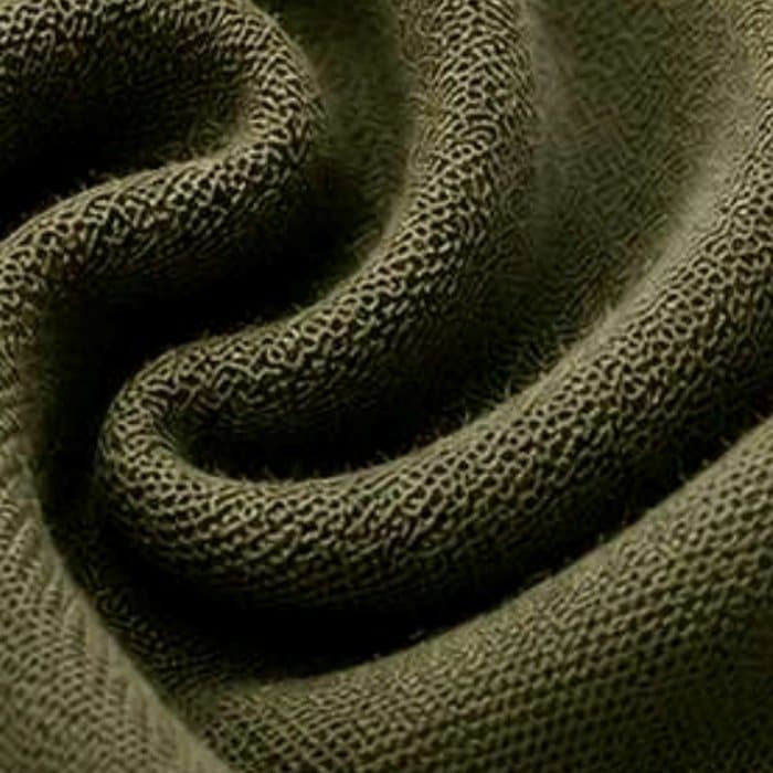 Tejido de Polo Essence Verde Militar