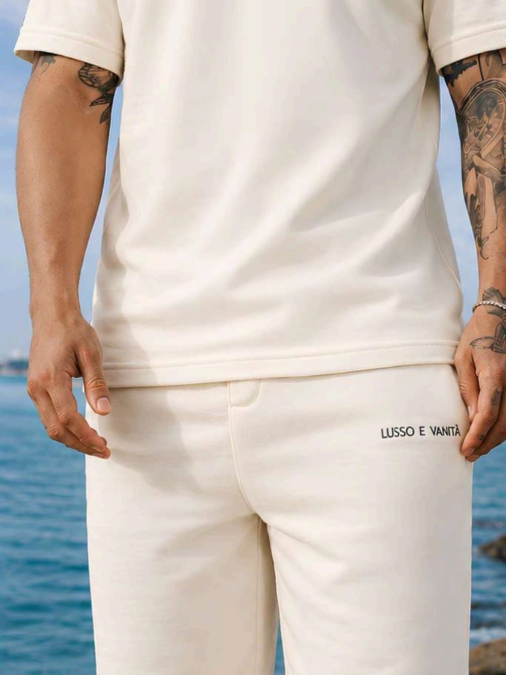 Shorts Mattino — Crema