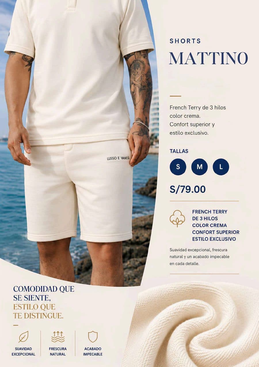 Shorts Mattino en el catálogo Julio 2026